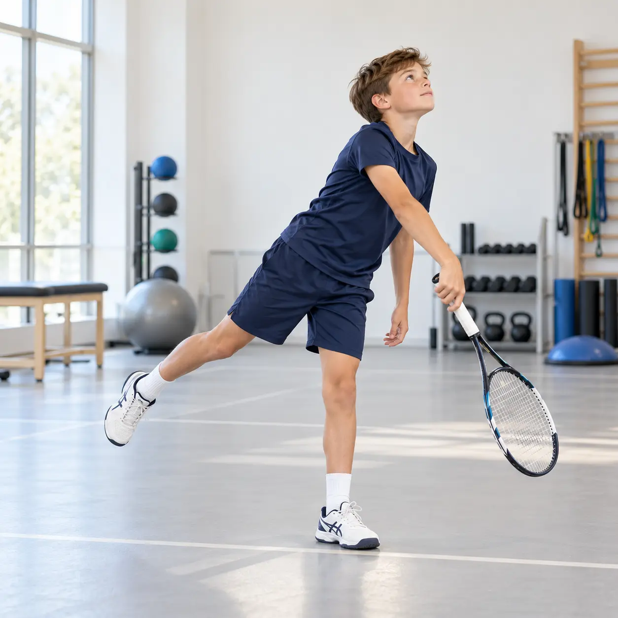 A calm body and movement exercise: Serve Balance
