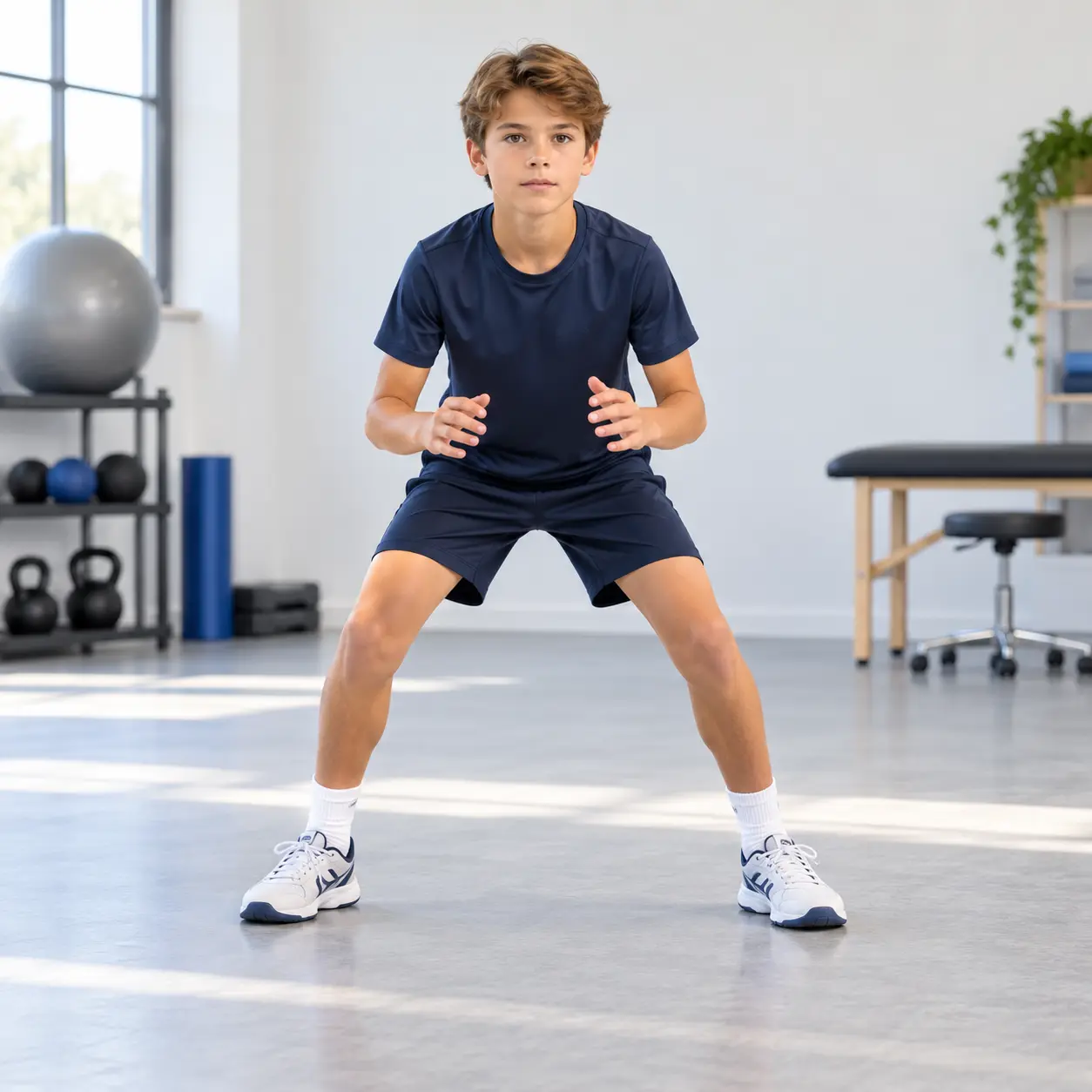 A calm body and movement exercise: Tennis Split Step