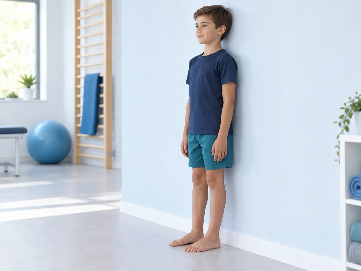 A calm body and movement exercise: Postural Breathing at the Wall