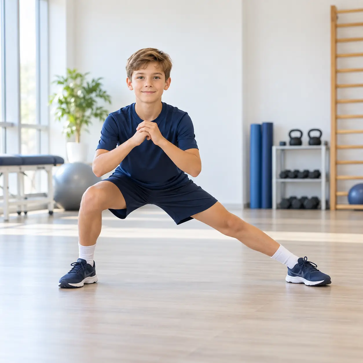 A calm body and movement exercise: Lateral Lunge