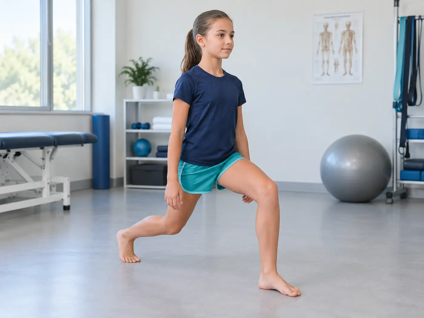 A calm body and movement exercise: Split Squat