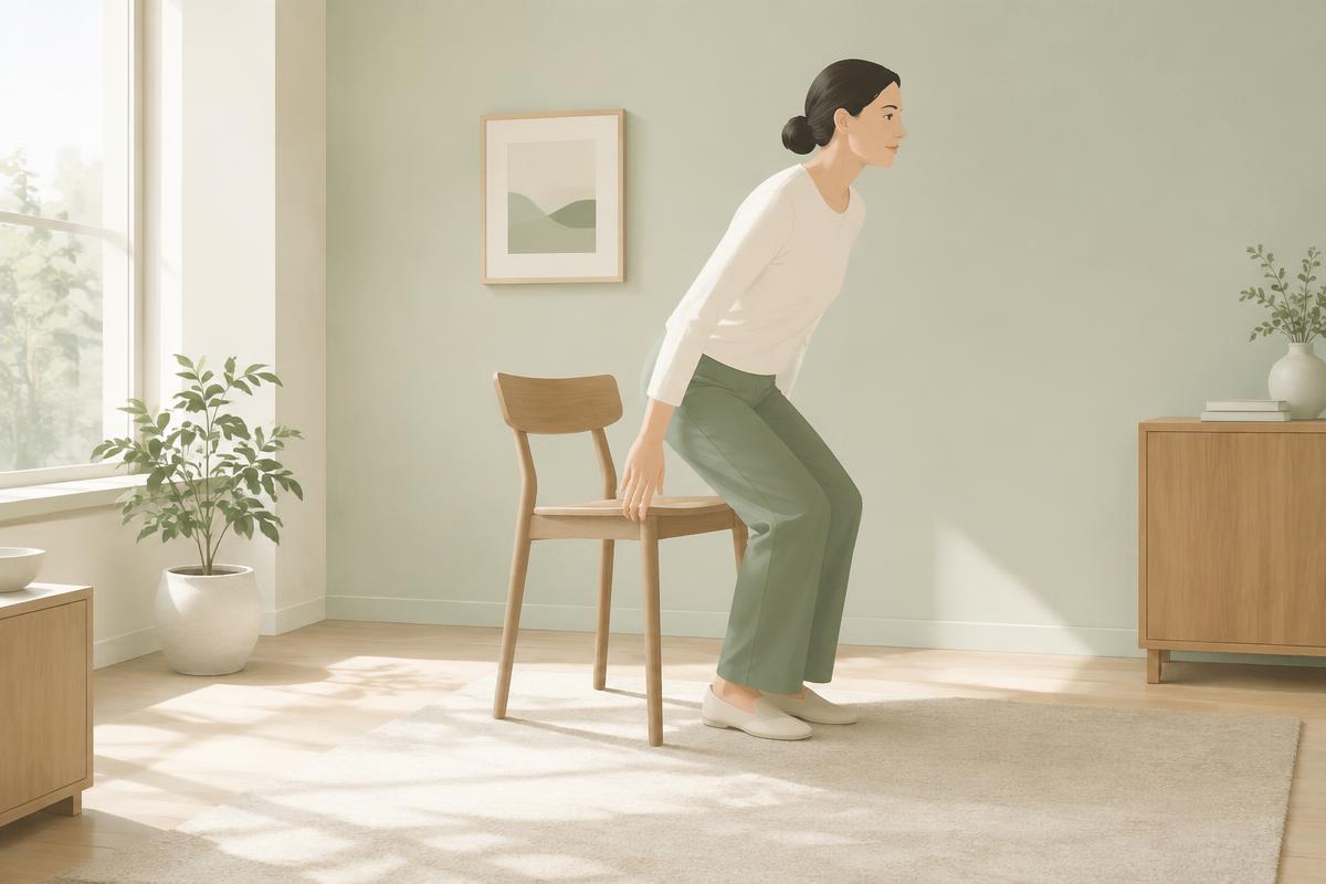 A calm body and movement exercise: Sit-to-Stand